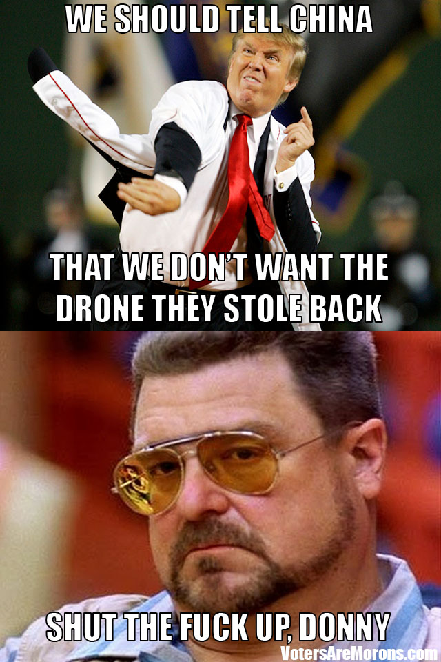 Shut the fuck up, Donnie.